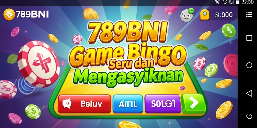 Tampilan gameplay seru dalam game Bingo 789BNI.
