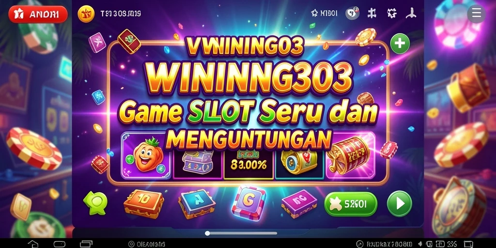 Screenshot gameplay WINNING303 menampilkan berbagai tema slot yang menarik.